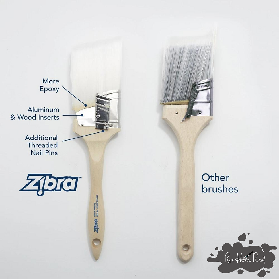 Thumbnail: ZIBRA TRIM  2 1/2”  LONG HANDLE PAINTBRUSH 