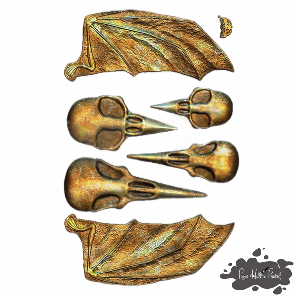 Thumbnail: BIRDS AND BATS  by FINNABAIR - Redesign Decor Moulds® 