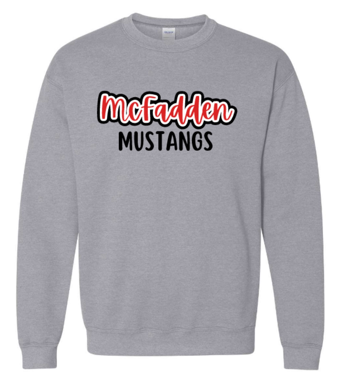 McFadden Mustangs Script Crewneck Sweatshirt