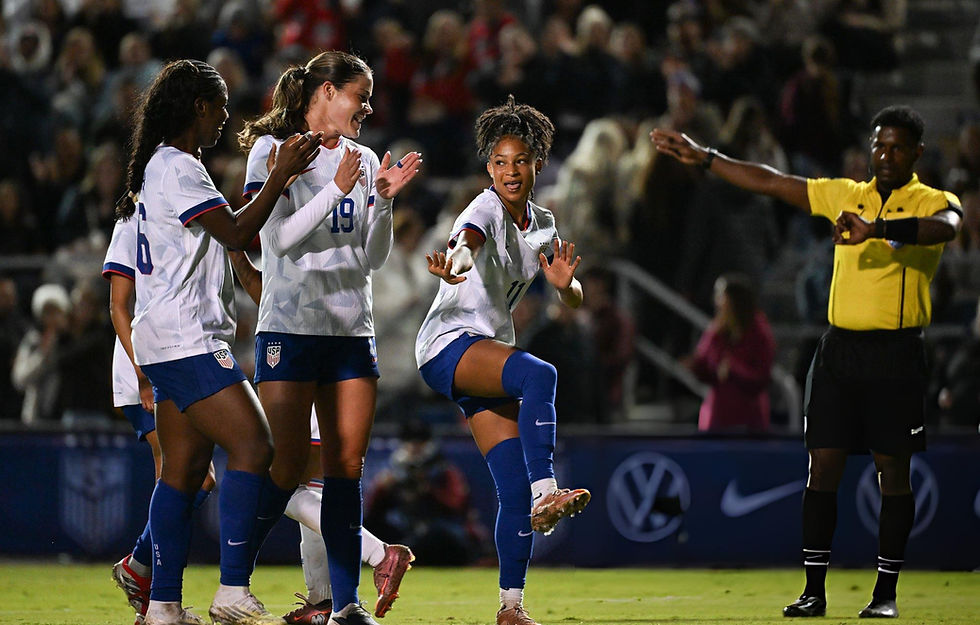 Estados Unidos golea a Chile en cierre del campamento de enero