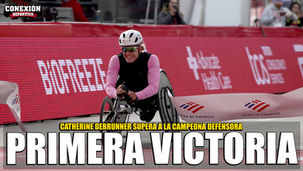 Catherine Debrunner gana la competencia femenina en silla de ruedas