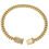 Thumbnail: Cuban Link pet collar with Diamante Buckle