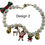 Thumbnail: Pet Christmas necklance with faux pearl, charms and bells