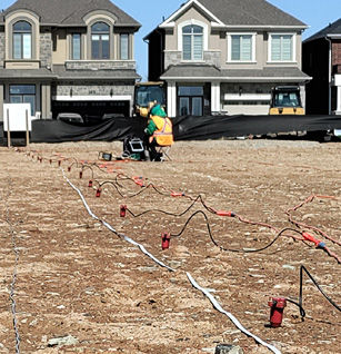 Seismic survey setup