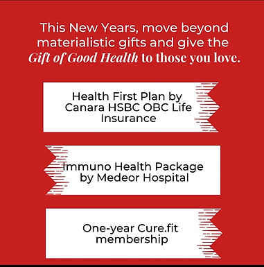 Gift Good Health to your loved ones