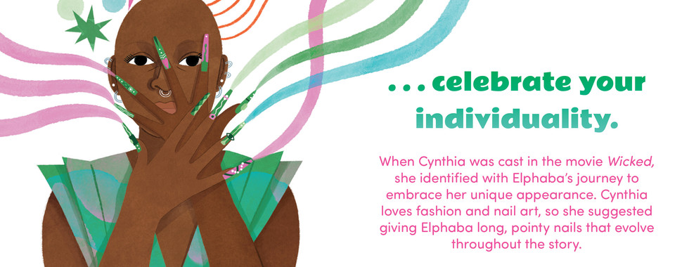 Page from "Spotlight On Cynthia Erivo"