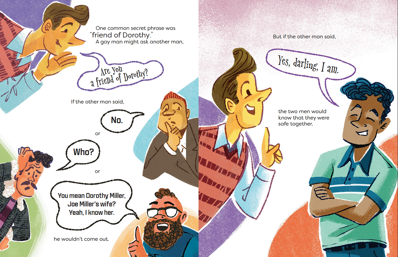 pages 12 to 13 from "Are You A Friend of Dorothy?"