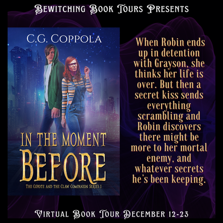 Interview with C. G. Coppola Author of IN THE MOMENT BEFORE 