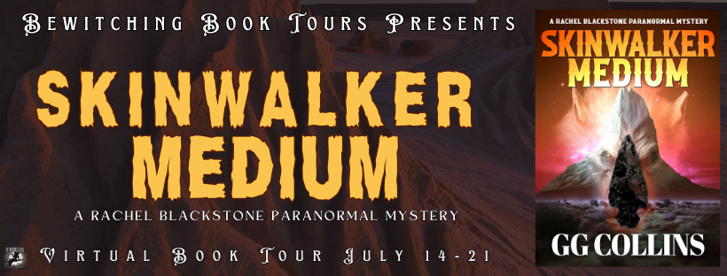 Tour Banner from Bewitching Book Tours of "Skinwalker Medium" by GG Collins