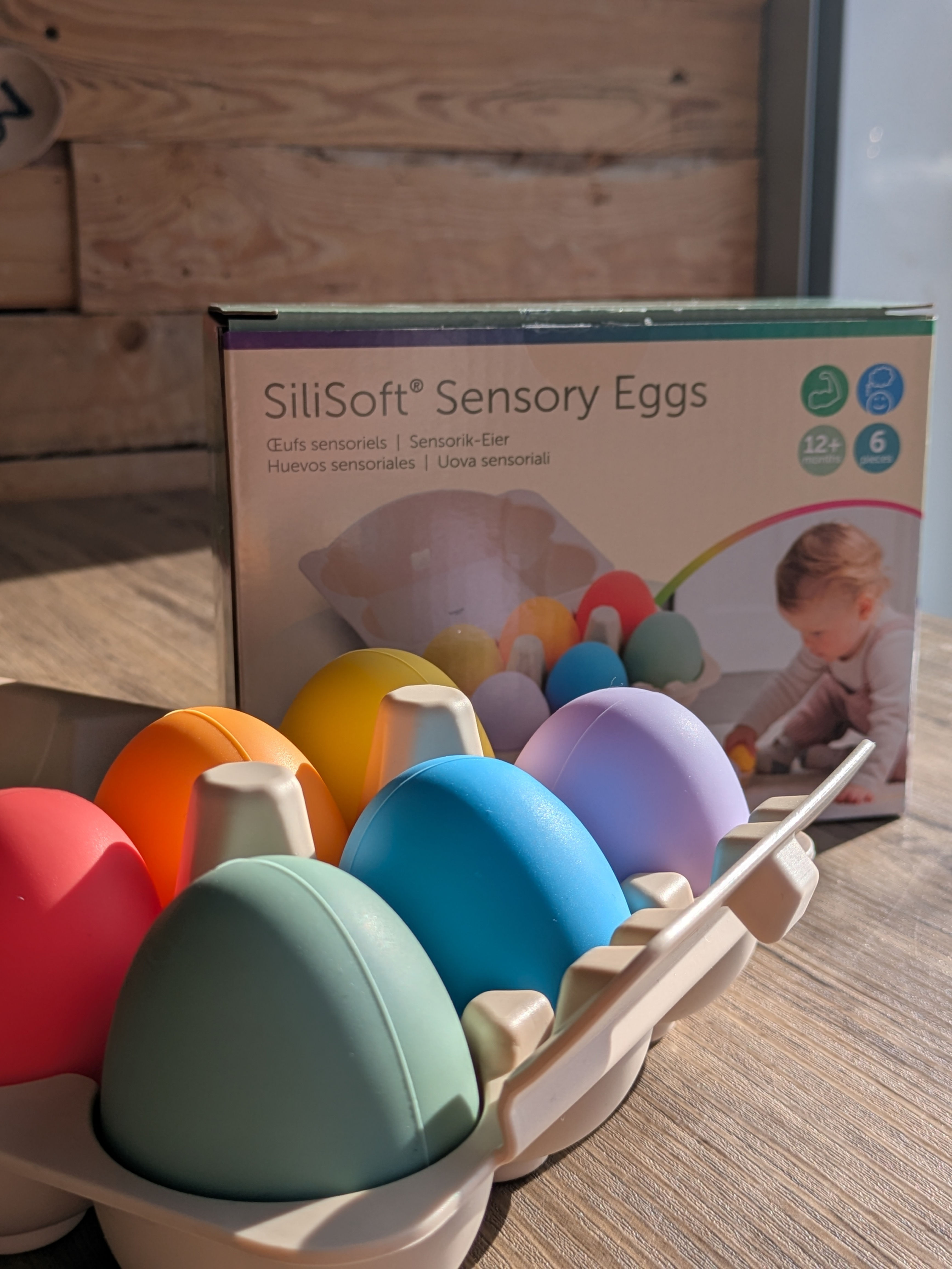 Silisoft Sensory Eggs (Rainbow)