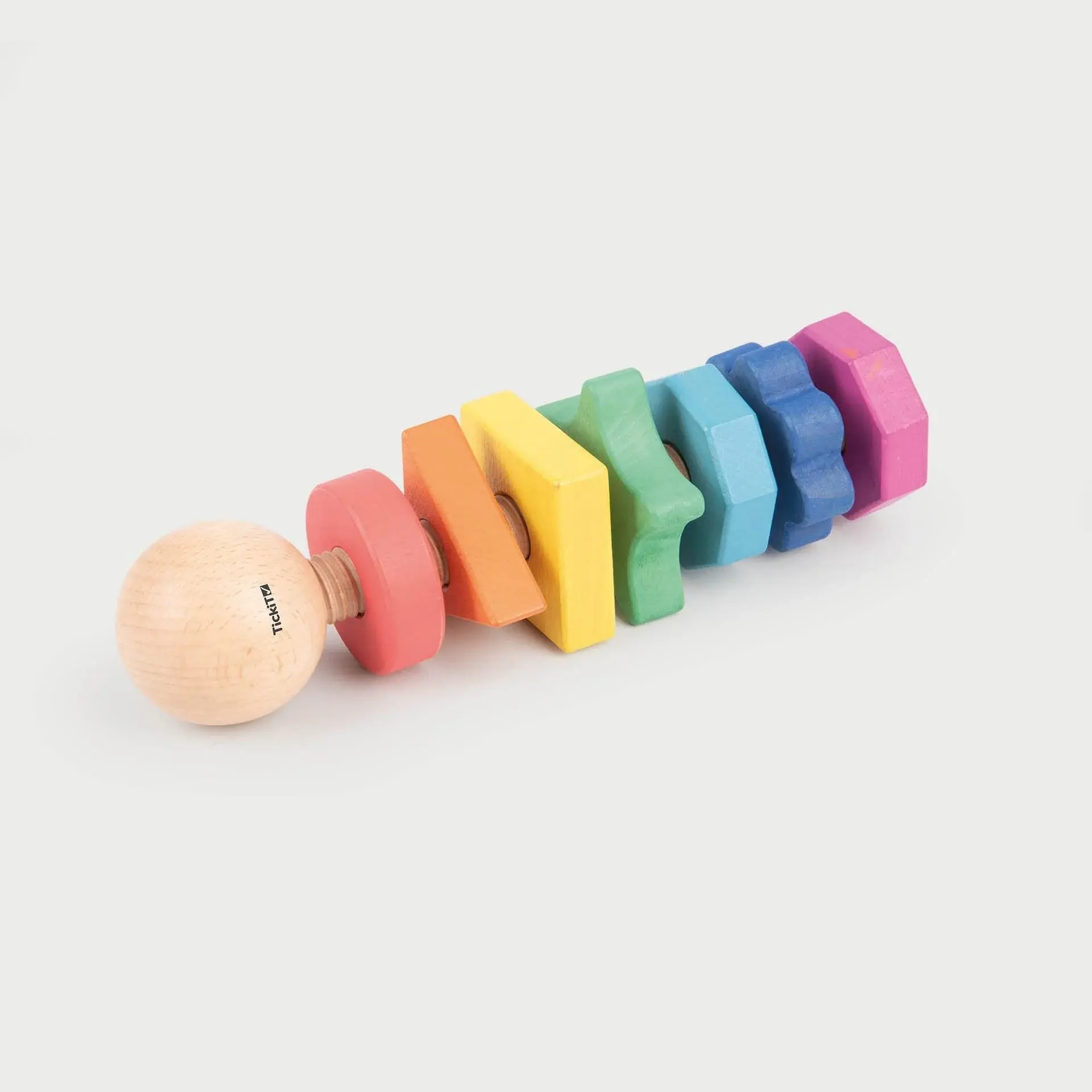 Rainbow Wooden Twister