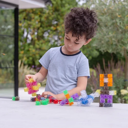Translucent Colour Linking Cubes | BeweirdBeWild