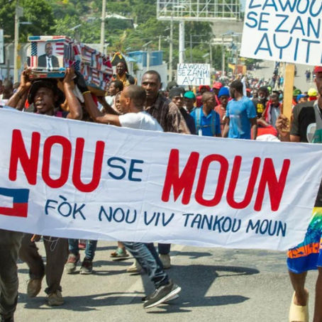 Long-term sustainable solutions for Haiti over military intervention