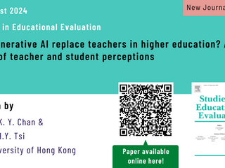 24th August 2024 – New paper published in Studies in Educational Evaluation