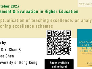 19th October 2023 – New paper published in Assessment & Evaluation in Higher Education