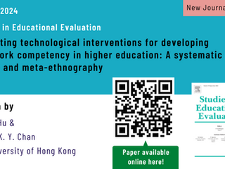 30th July 2024 – New paper published in Studies in Educational Evaluation