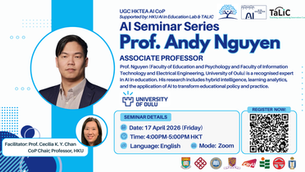 AI Seminar Series - 17 April 2026 (Friday), Prof. Andy Nguyen
