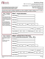 frequently used forms life insurance agency