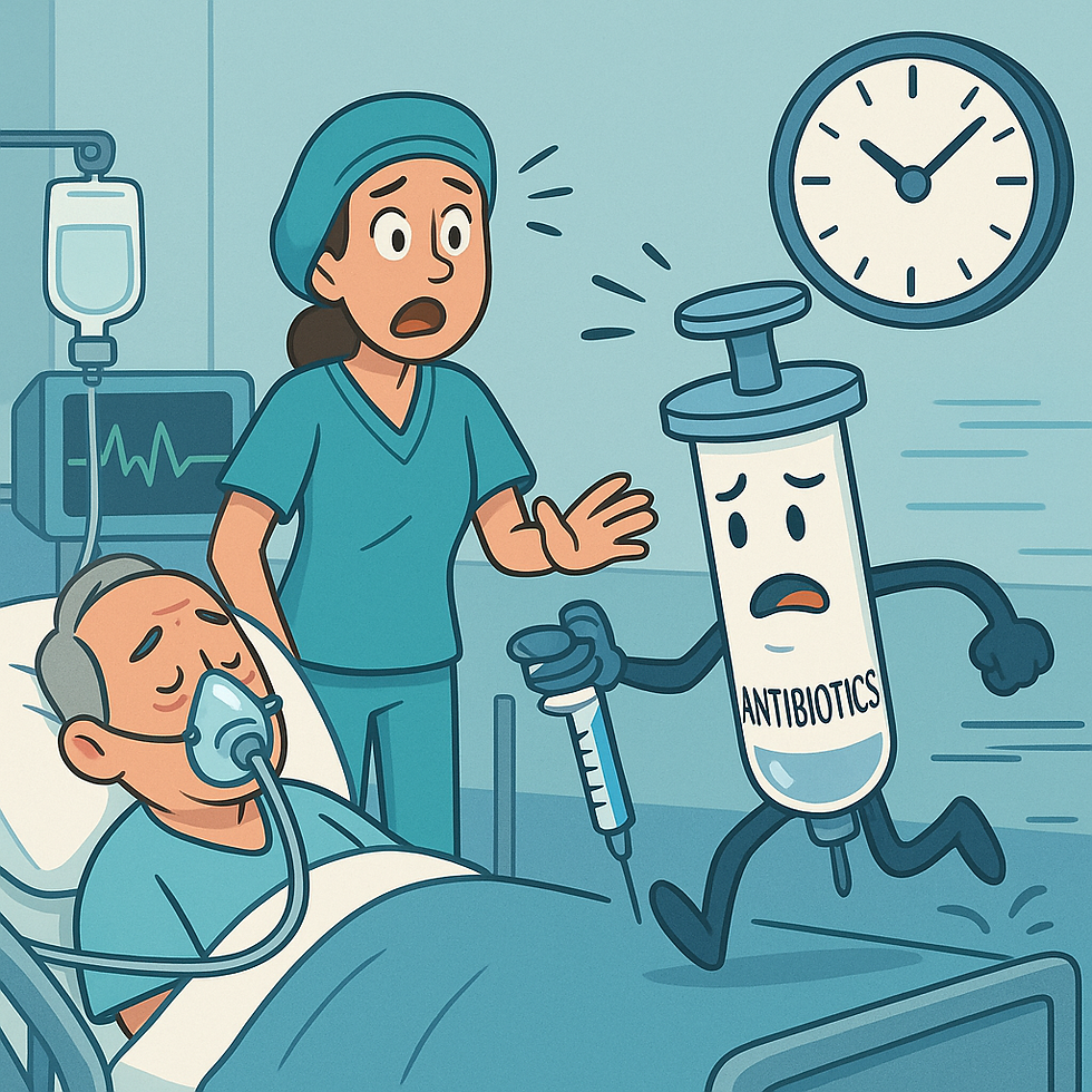 Initiating antibiotics in sepsis: when late becomes too late
