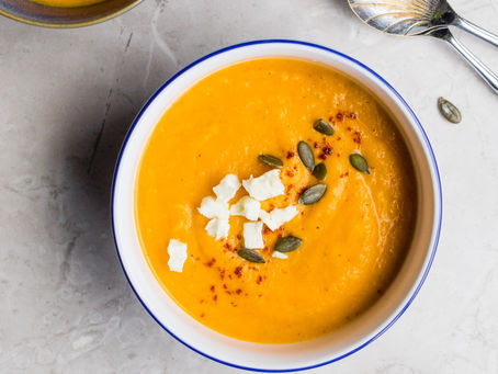 Cozy butternut squash soup