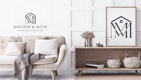 Maison & Muse business card front design — print collateral and brand identity design by TAMEYO Group digital marketing agency.