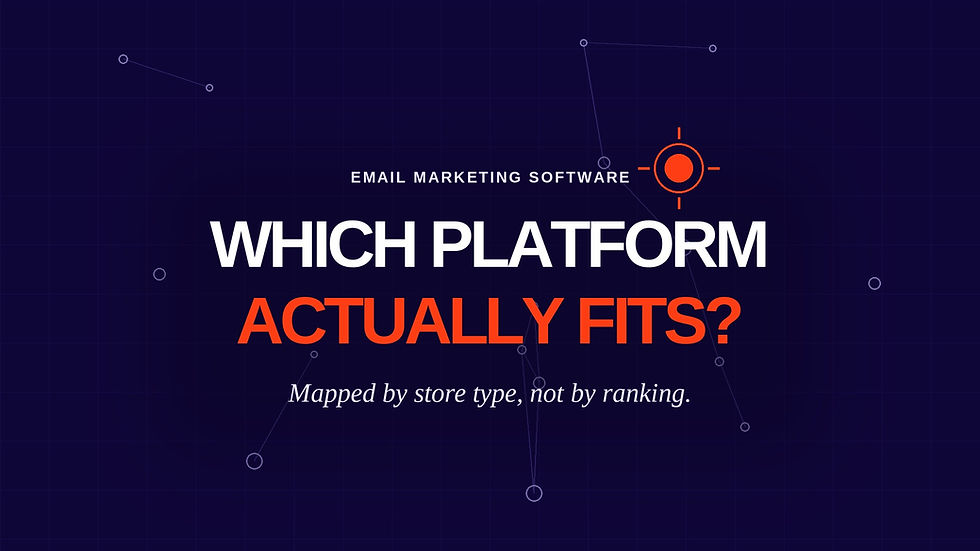 Email Marketing Software: Which Platform Actually Fits Your Store