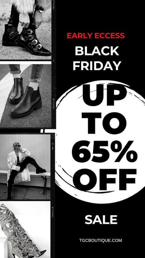 tgc boutique black friday promo for social media ad creative