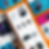 A dynamic collage of modern e-commerce website designs for tech and gaming gear. Multiple screens show personalized greetings like "Recommended For You, Danny!" and feature products such as headphones and gaming mice with a vibrant blue and orange color scheme.