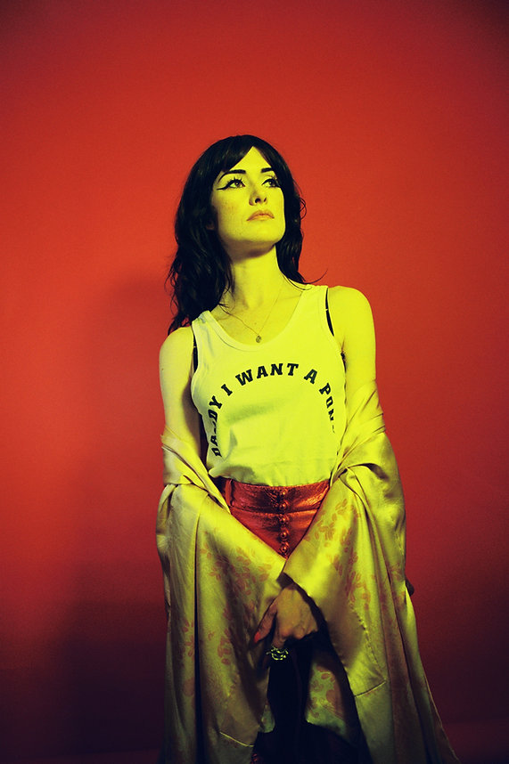 DADDY I WANT A PONY TEE - Luella / Silk Kimono - Hillier Bartley / Leather Trousers - Hillier Bartley