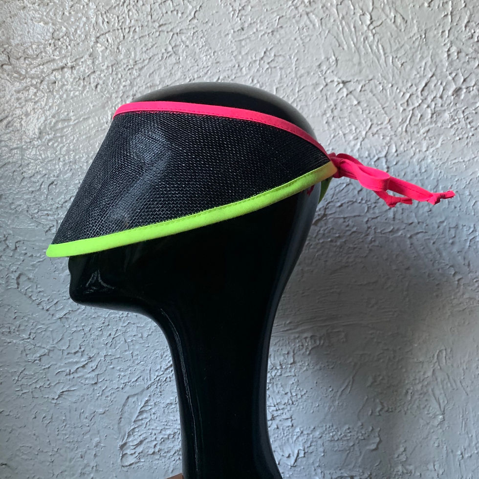 Thumbnail: ASHAKA GIVENS Sinamay Visor