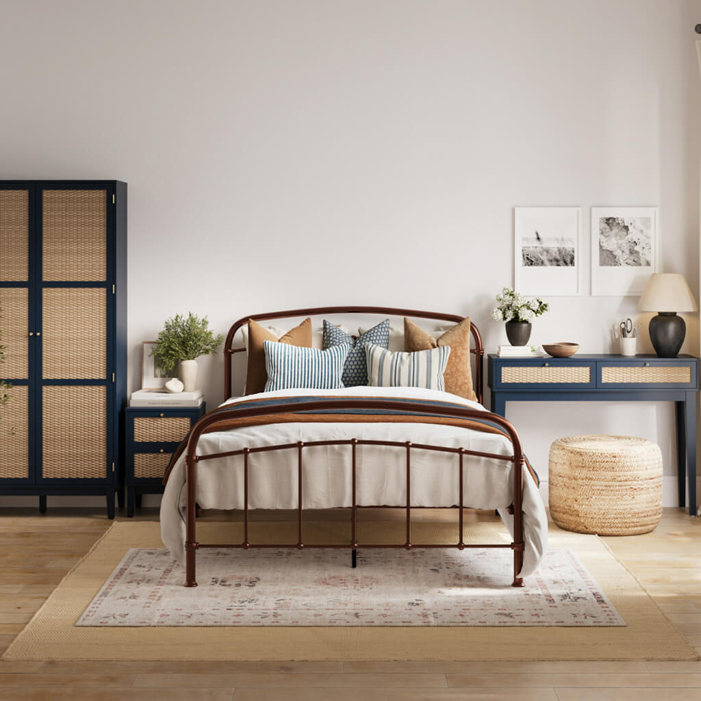 Halston Copper Bed