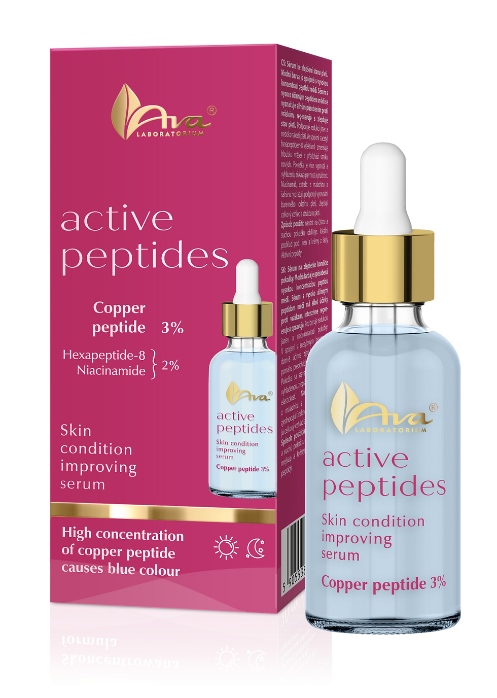 Active Peptides- Serums ādas stāvokļa uzlabošanai ar vara peptīdu