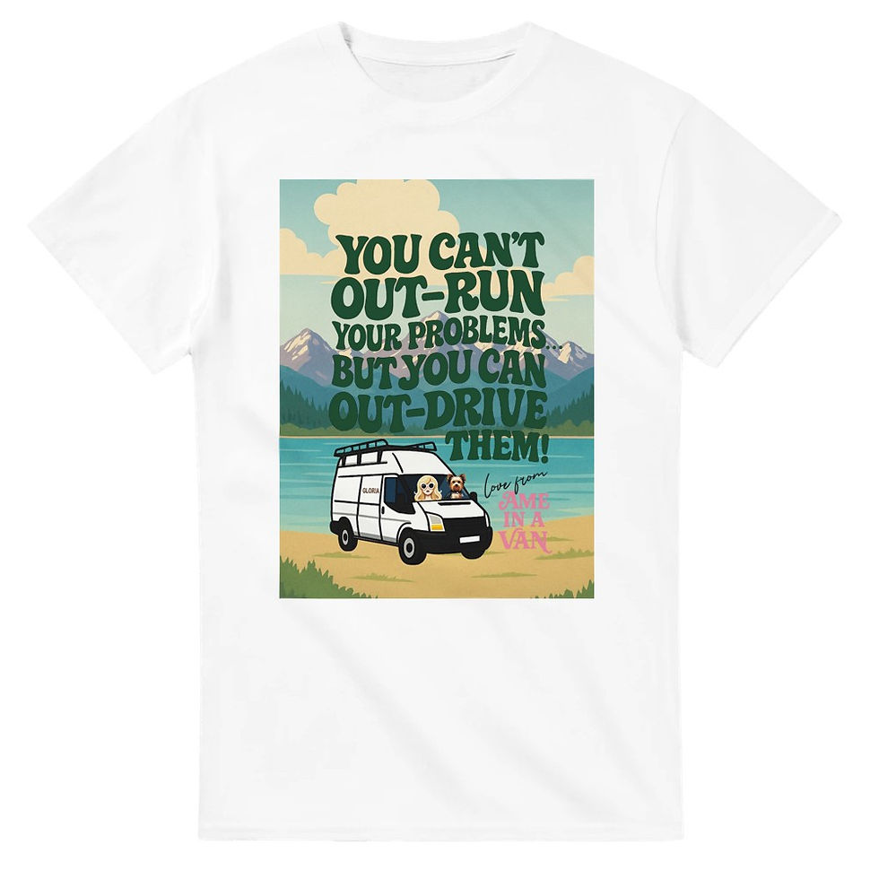 Thumbnail: Ame in a Van Road Trip T-shirt