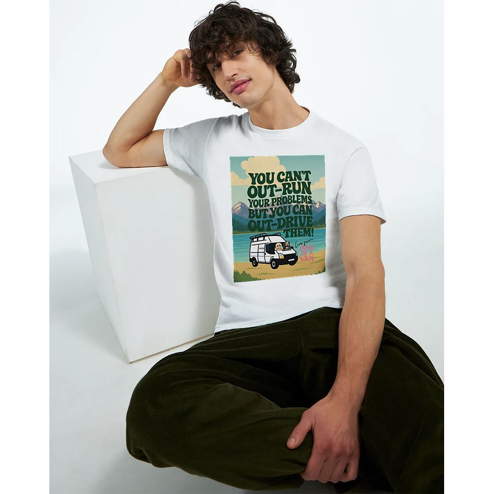 Thumbnail: Ame in a Van Road Trip T-shirt