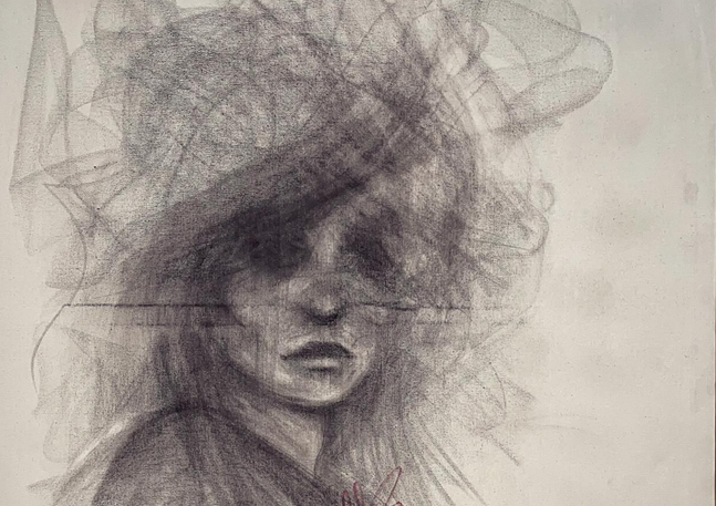 Immerse yourself in Shad Hussain's diverse artistic talent, featuring striking charcoal sketches, intricate ink work, and vibrant paintings that evoke emotion and creativity.