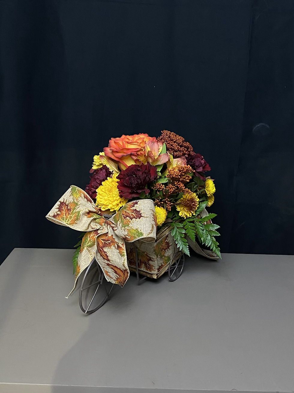 Thumbnail: Medium Bicycle Flower Basket