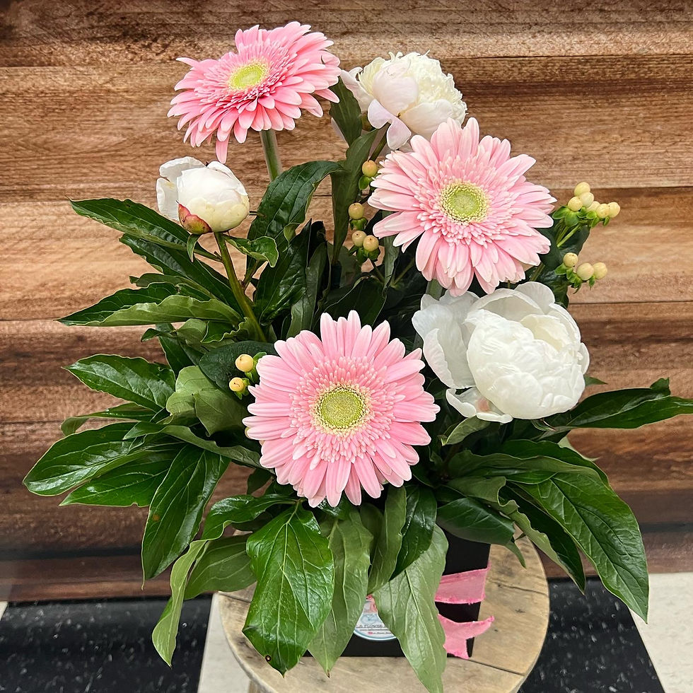 Thumbnail: Garbera Daisy & Peonies Box 