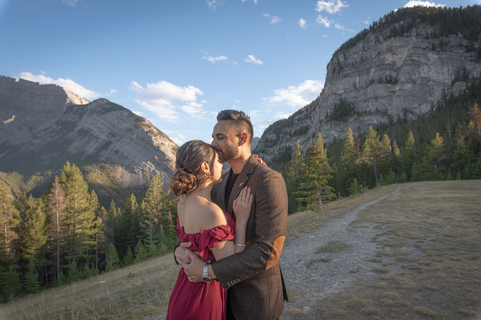 Couple in Banff National Park