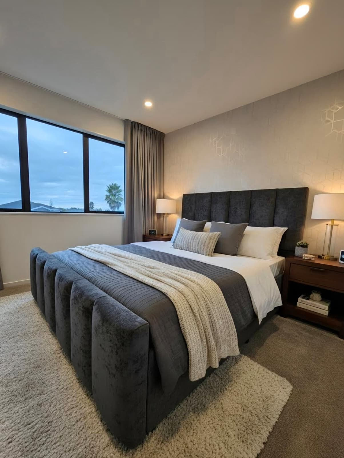 V-Stripe Headboard