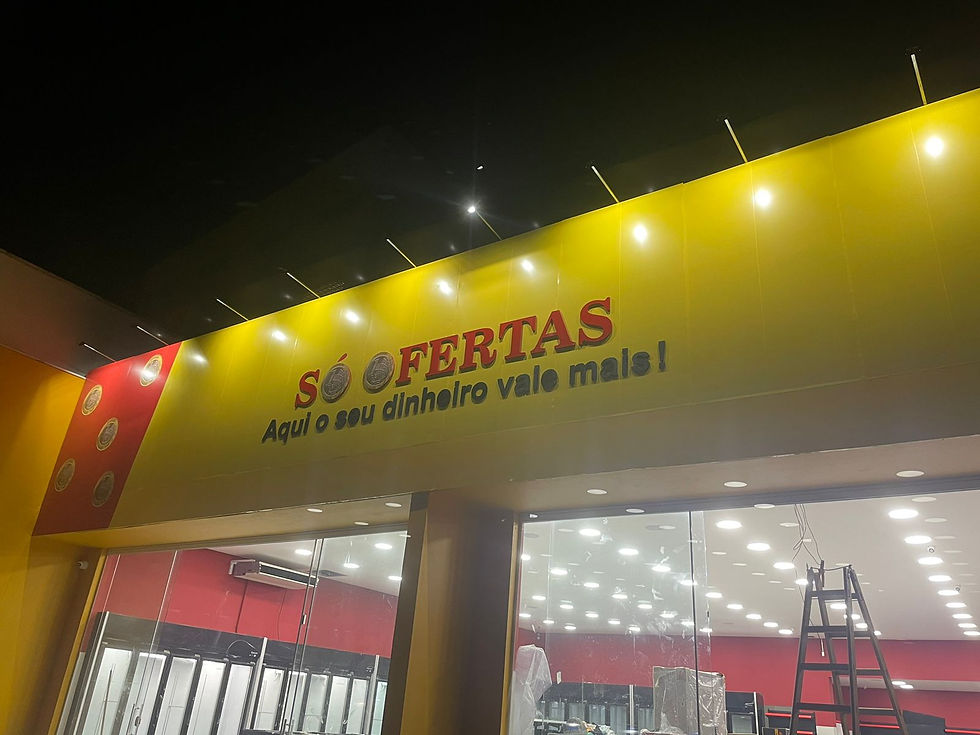 Fachada de mercado em acm-Sao bernardo-do campo-sp