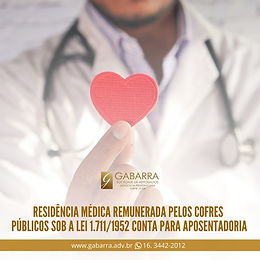 Residência médica paga pelo governo na Lei 1.711/1952 conta para aposentadoria