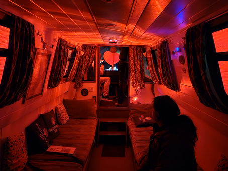 Canal boat for hire in London