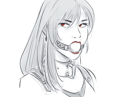Art Share: "Tied Up Tuesday Final Fantasy Gals V"