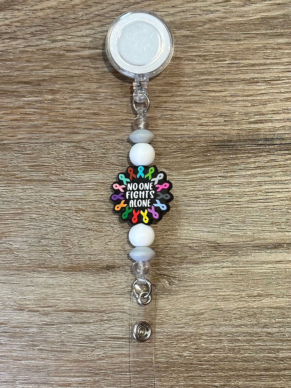 Thumbnail: "No One Fights Alone" Badges