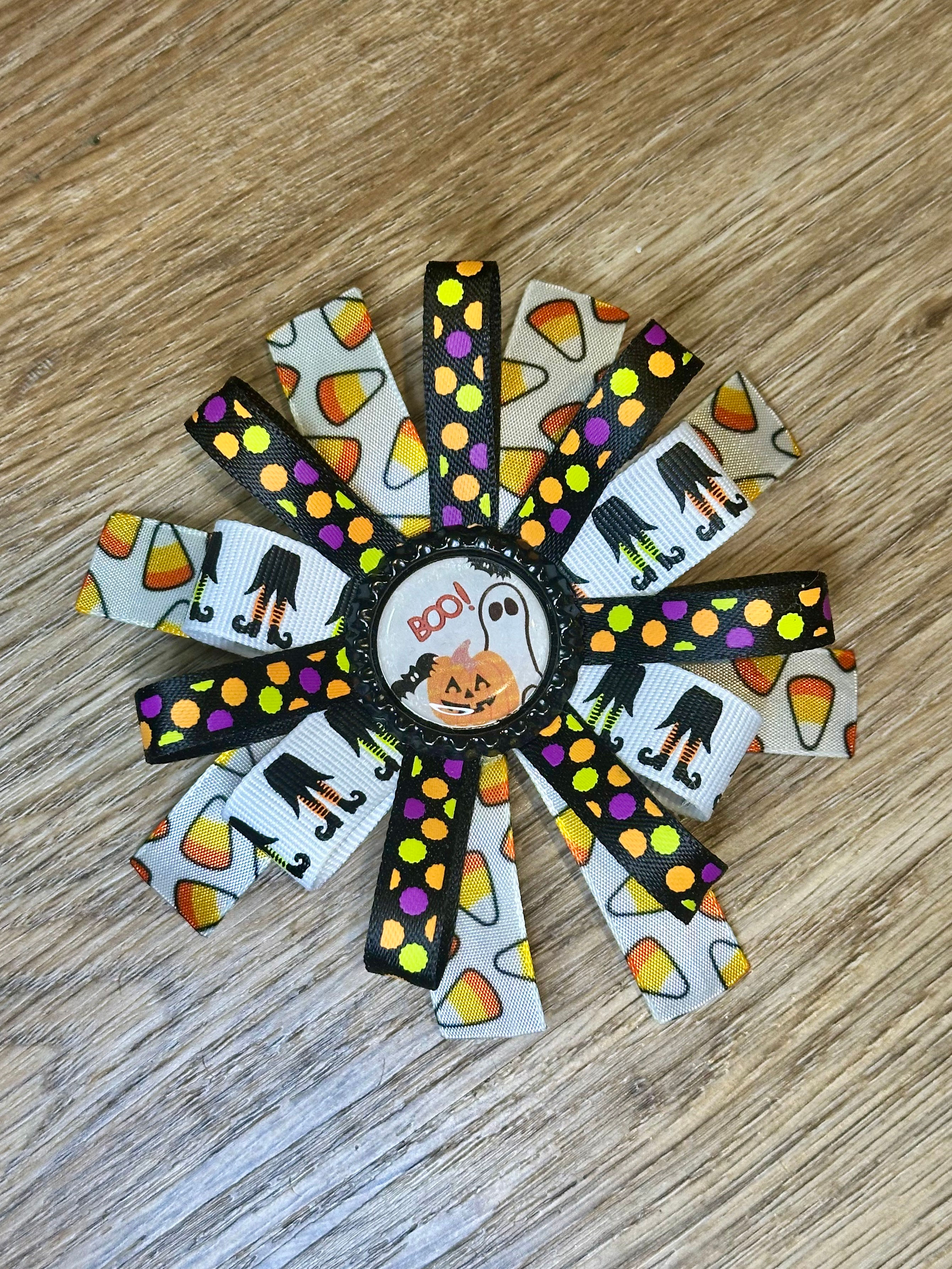 “Boo!”Halloween Hair Bow
