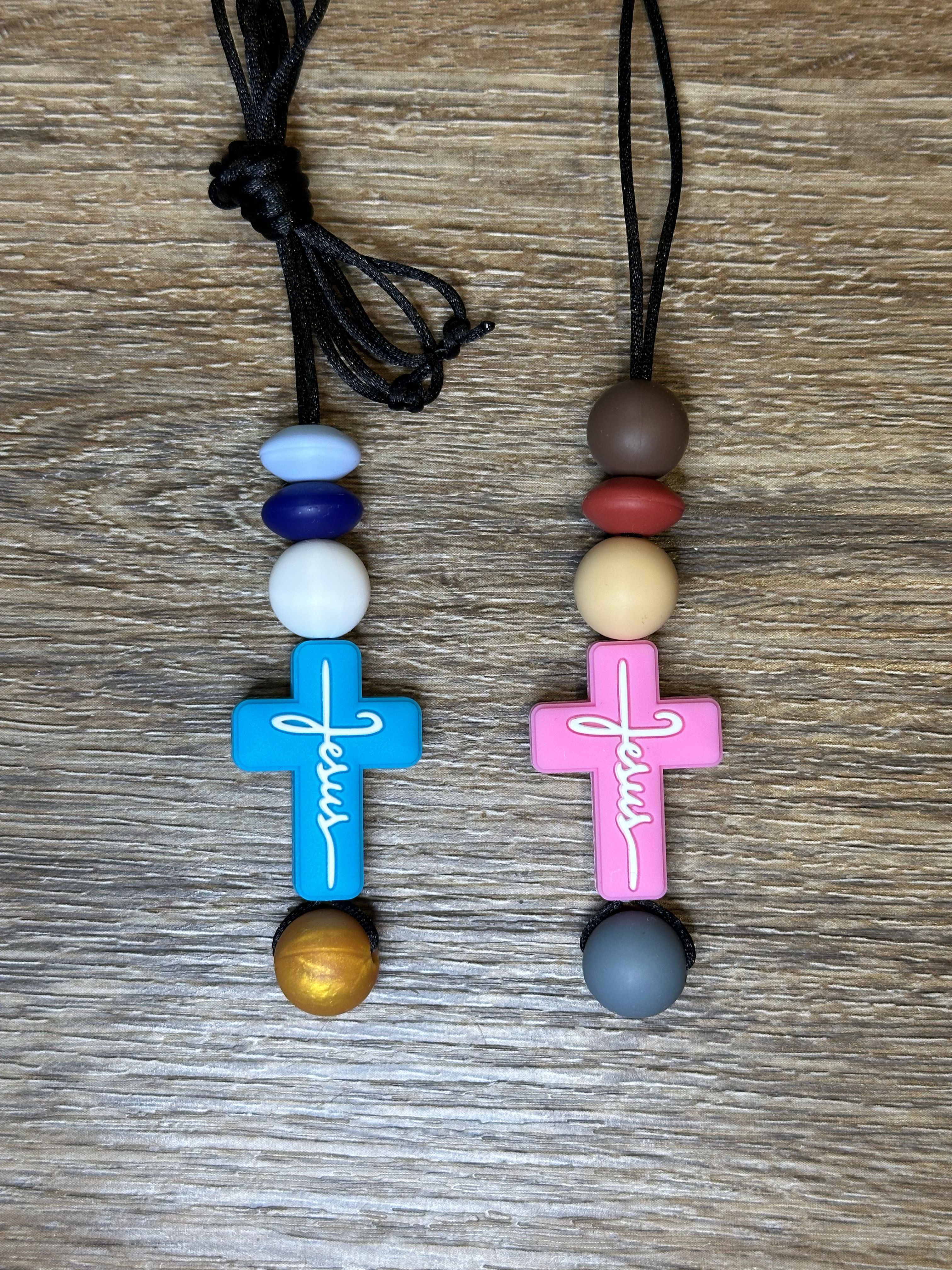Jesus Cross Fidget Necklace