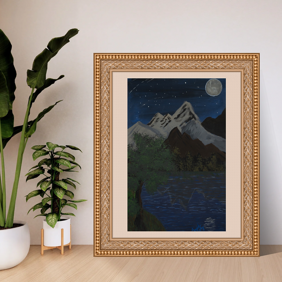 Thumbnail: Moonlit Mountains