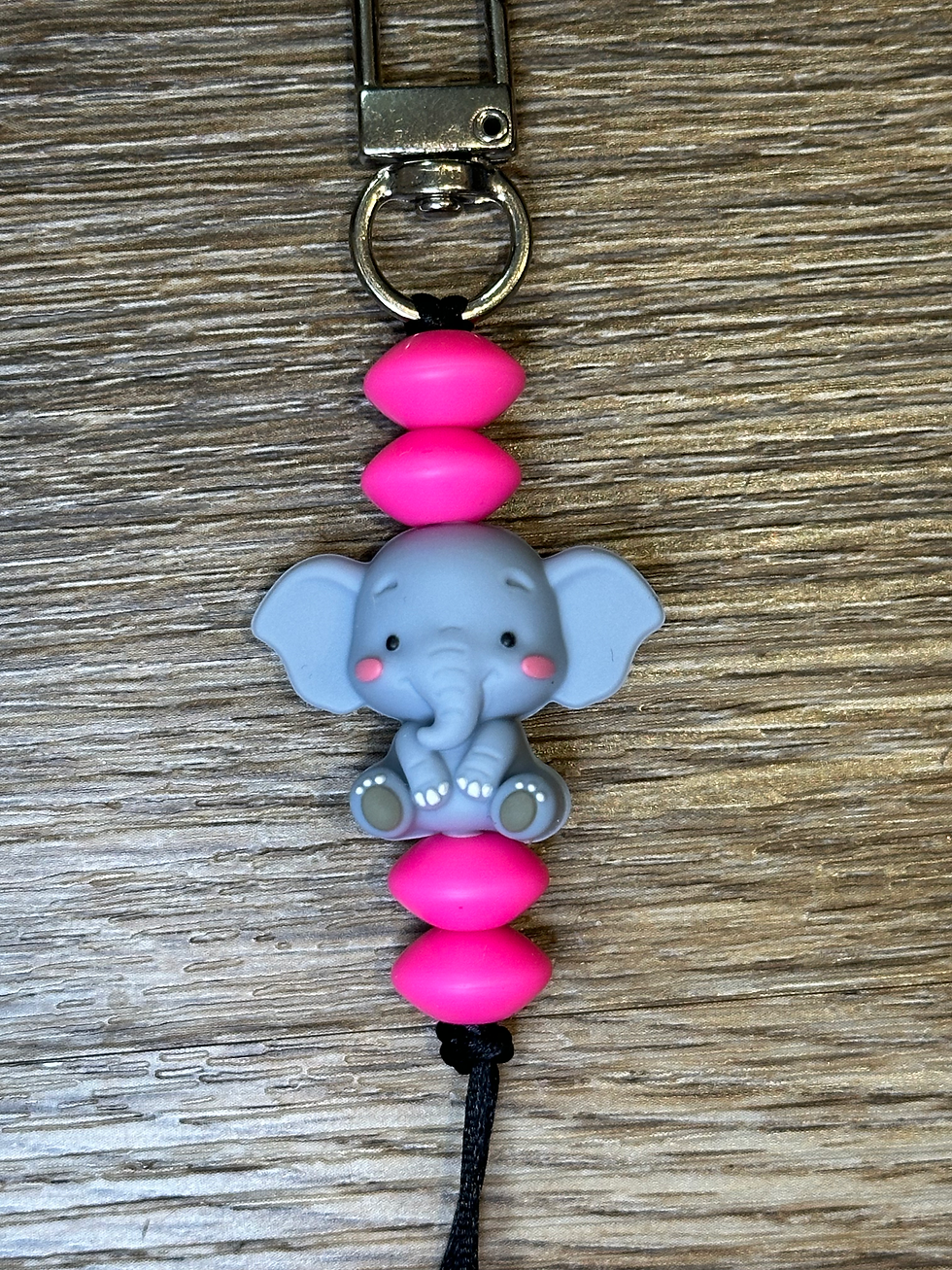 Thumbnail: Elephant Zipper Pull