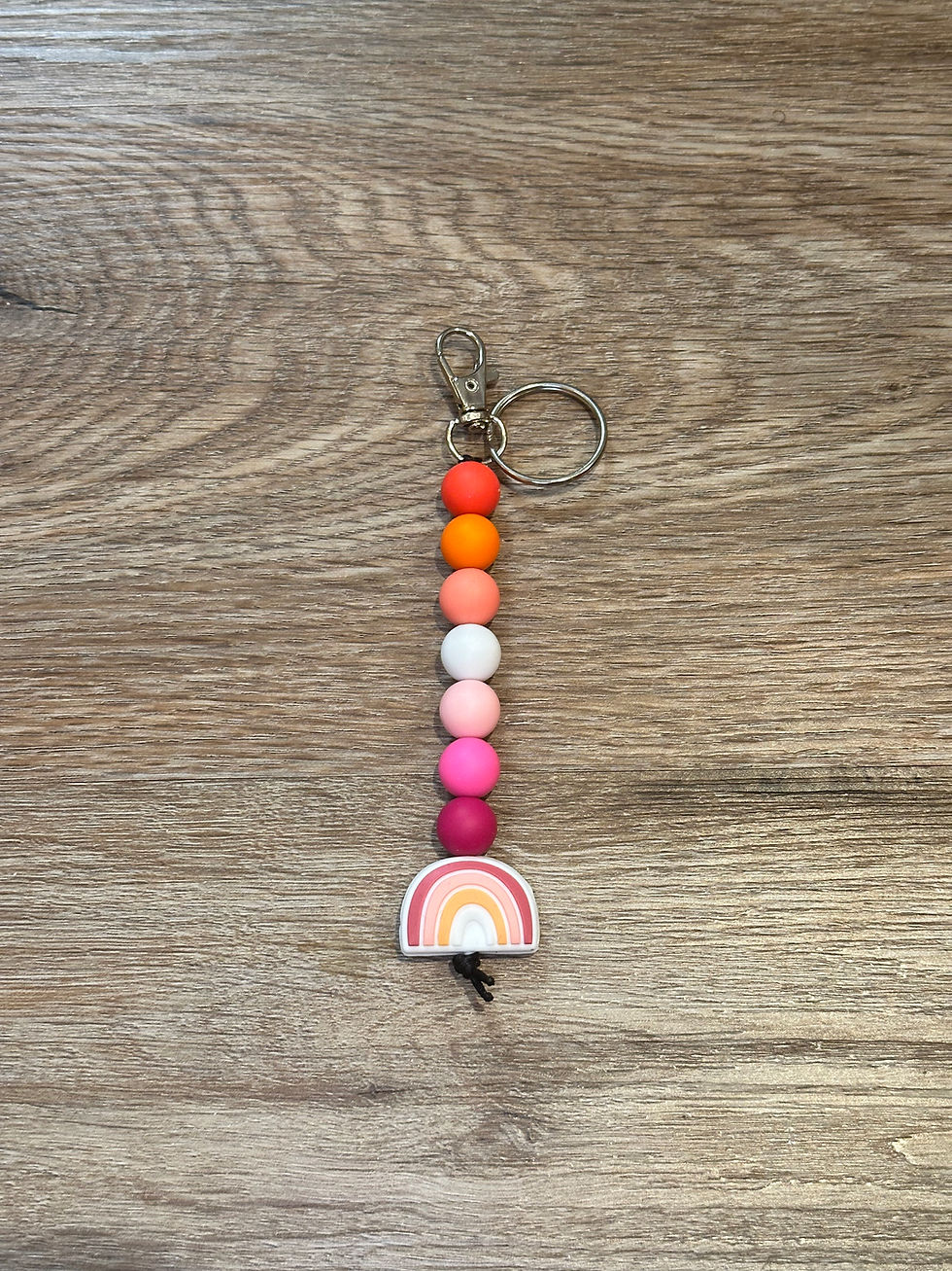 Thumbnail: Lesbian Pride Flag Keychain
