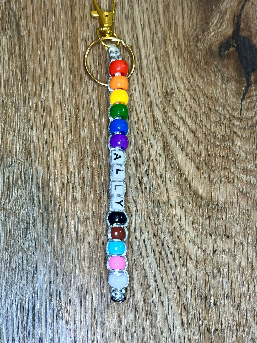 Thumbnail: Ally LGBTQIA+ Pride Keychain